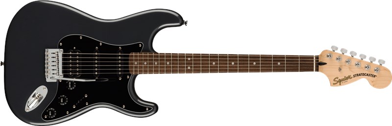 Squier Strat HSS Pack Charcoal Frost Metallic