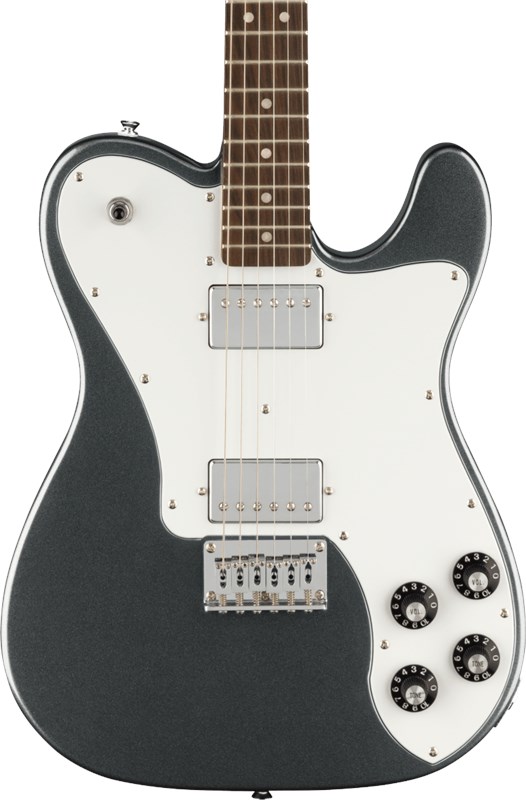 Squier Tele Deluxe Charcoal Frost Metallic