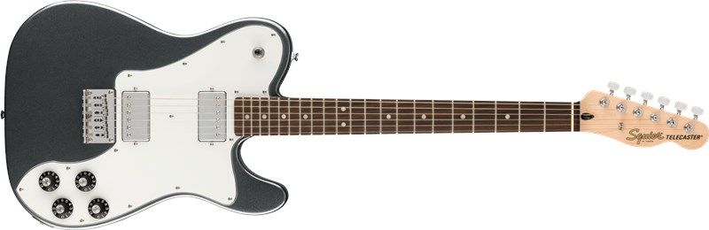 Squier Tele Deluxe Charcoal Frost Metallic