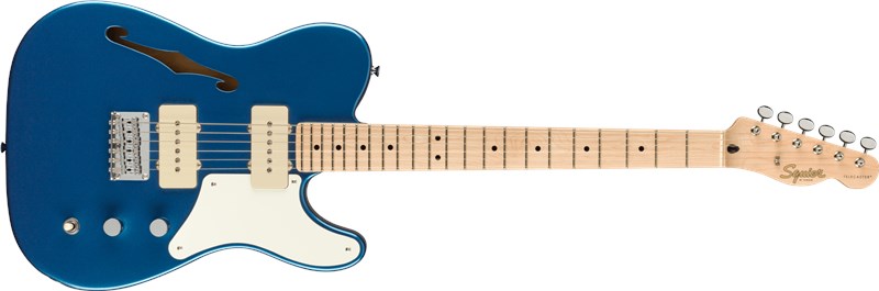 Squier Cabronita Tele Thinline Lake Placid Blue