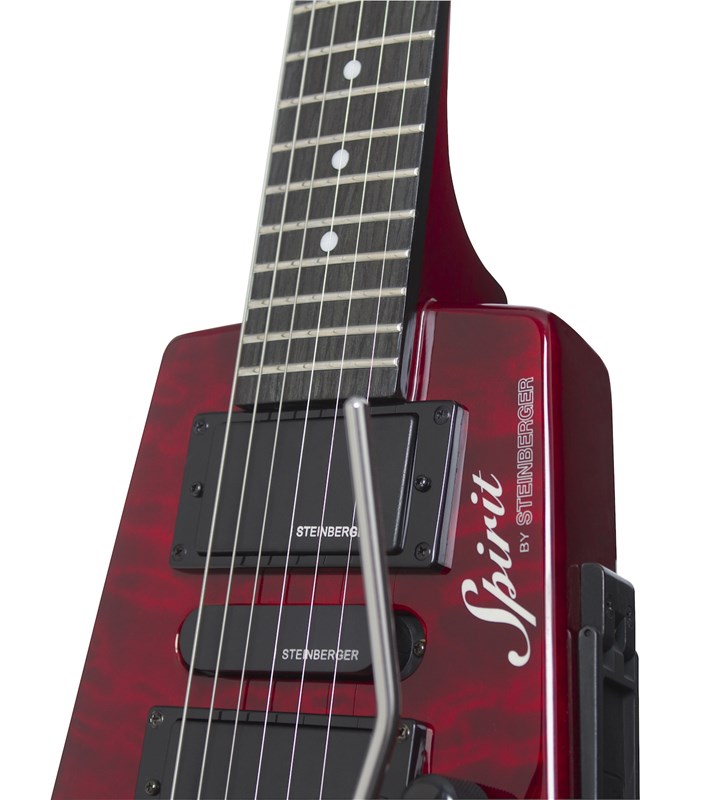 Steinberger GT-PRO Quilt Deluxe Wine Red neck