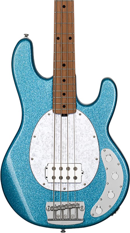 Sterling RAY34 StingRay Bass Blue Sparkle 1