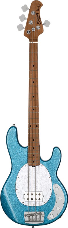 Sterling RAY34 StingRay Bass Blue Sparkle 2