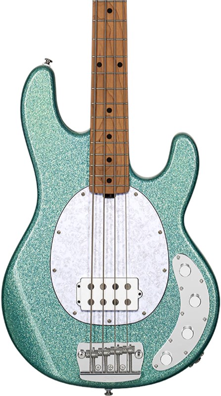 Sterling RAY34 StingRay Bass Seafoam Sparkle 1