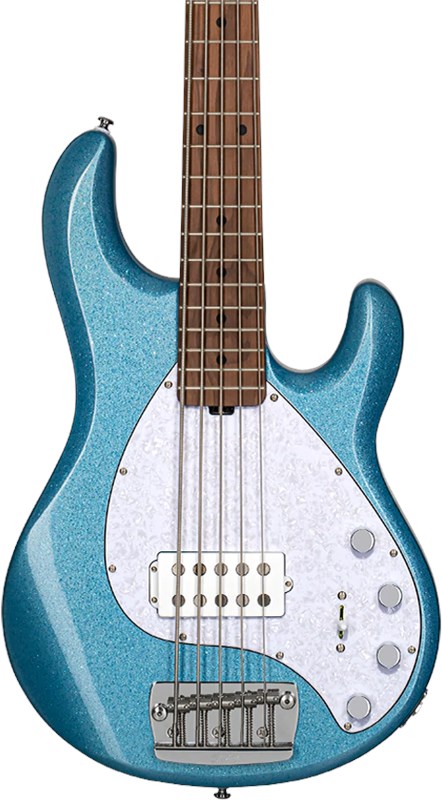 Sterling RAY35 StingRay5 Bass Blue Sparkle 1