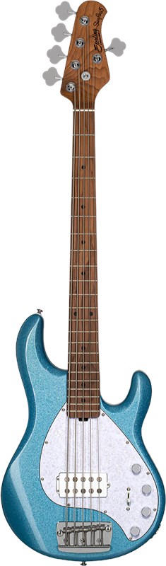 Sterling RAY35 StingRay5 Bass Blue Sparkle 2