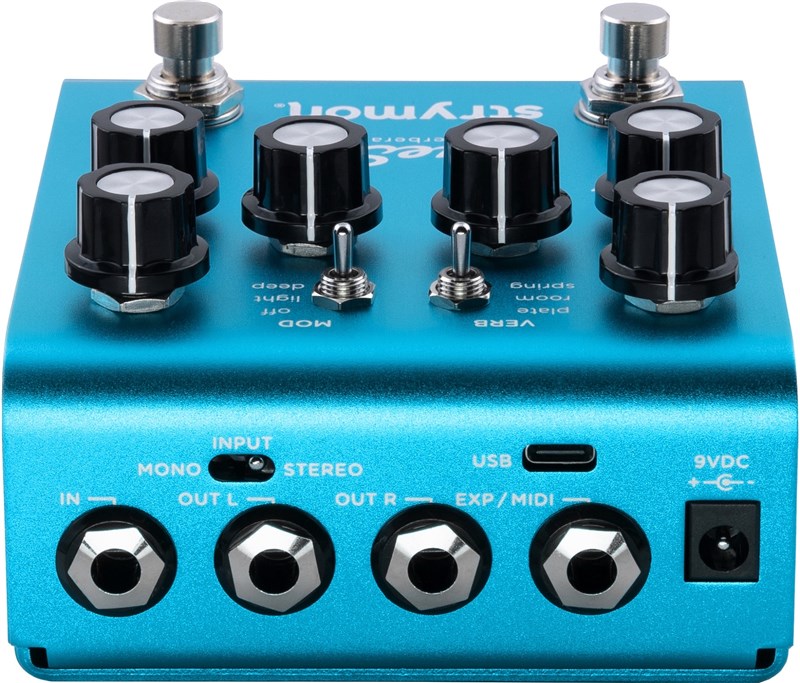 Strymon blueSky Reverb Pedal V2 Connections