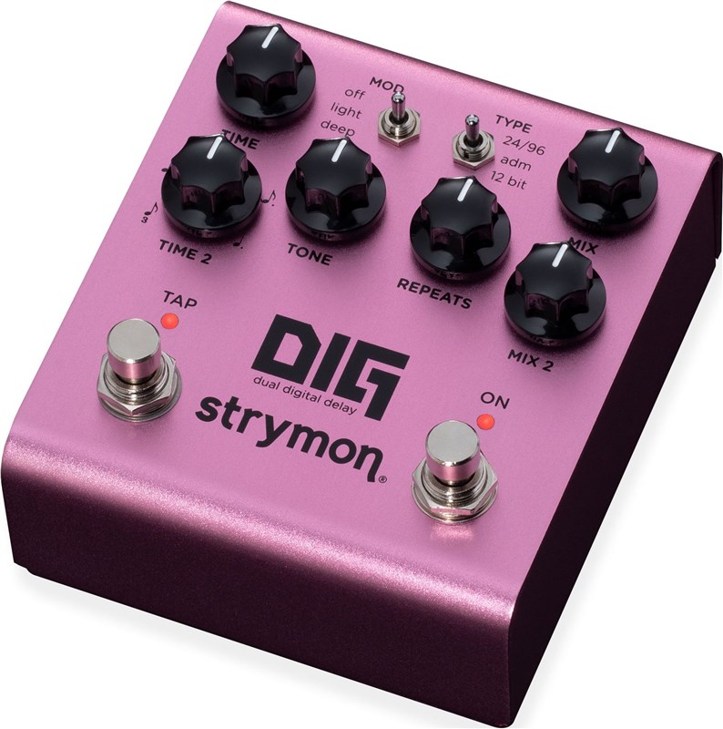 Strymon DIG Dual Digital Delay Pedal V2 Tilt