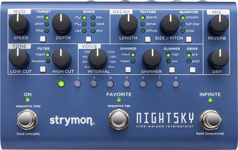 Strymon NightSky Reverb Pedal 1