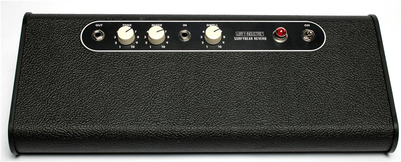 SurfyBear Reverb Tank Black Front