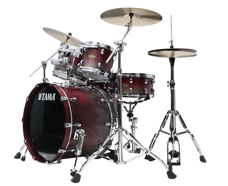 ama WBS42S Starclassic Walnut Birch, Burgundy Fade