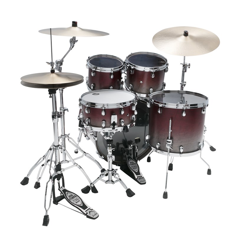 ama WBS42S Starclassic Walnut Birch, Burgundy Fade