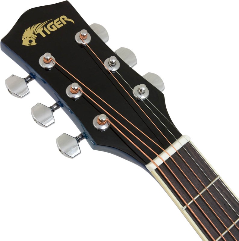 Tiger ACG1 Acoustic Guitar Black 3