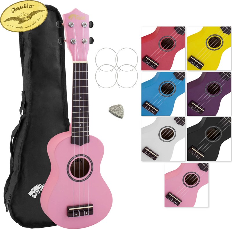 Tiger Soprano Ukulele Pink