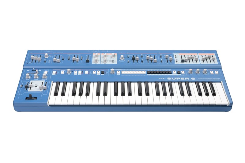 UDO Super 6 Polyphonic Hybrid Synthesiser, Blue