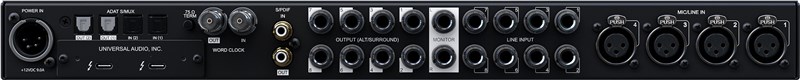 Universal Audio Apollo X8 Back