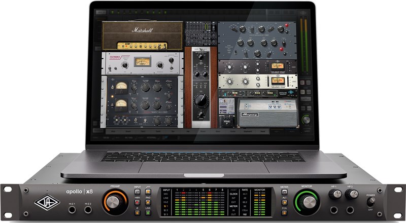 Universal Audio Apollo X8 with Laptop