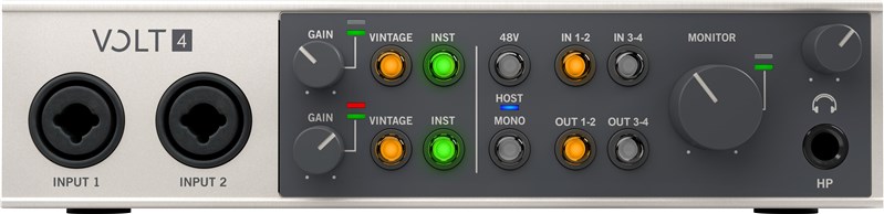 Universal Audio Volt 4 Audio Interface Front