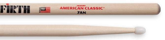 Vic Firth 7A Nylon Tip Drumsticks