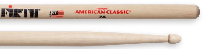 Vic Firth 7A Wood Tip Drumsticks