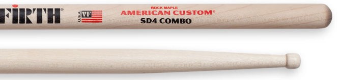 SD4 Combo Wood Tip Drumsticks