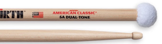 5A Dual Tone Wood Tip Drumstick