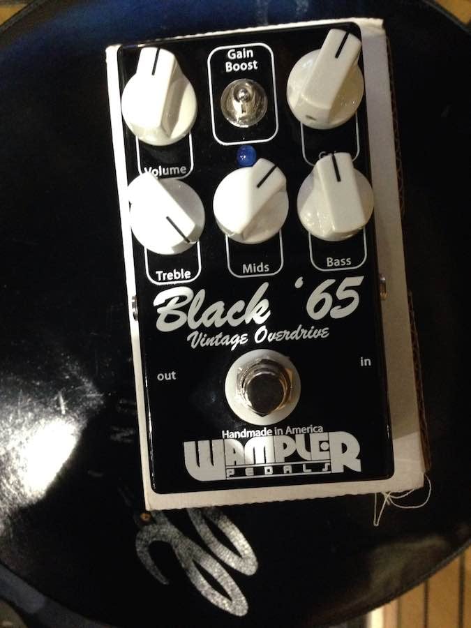 Wampler Black 65 Overdrive Pedal, Pre-Owned