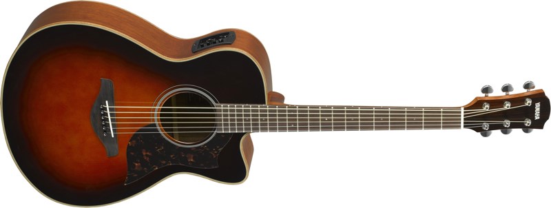 Yamaha AC1M II Electro Acoustic Sunburst Angle