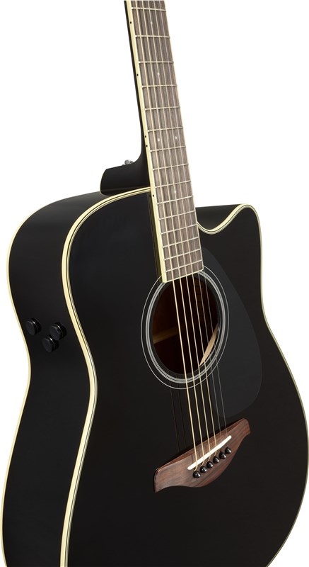 Yamaha FGC-TA Electro Acoustic Black Body 1