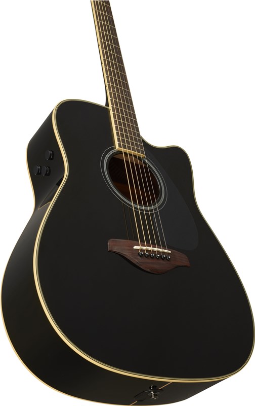 Yamaha FGC-TA Electro Acoustic Black Body 2