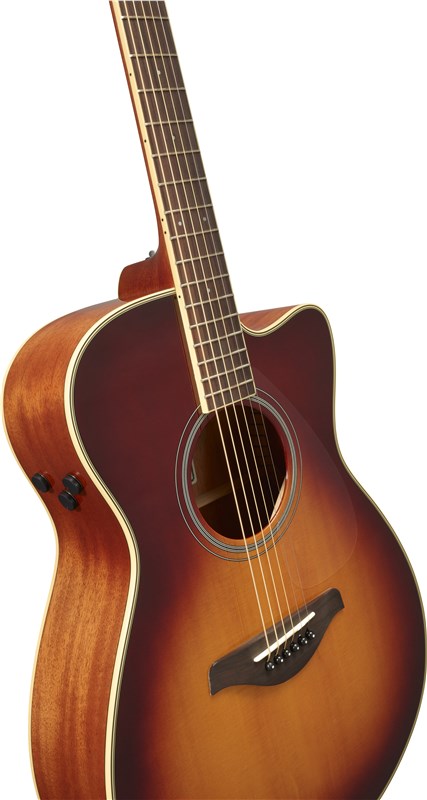 Yamaha FSC-TA Electro Acoustic Sunburst Body 1