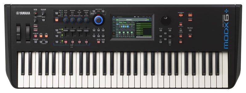 Yamaha MODX6+ Synthesizer Workstation Front 