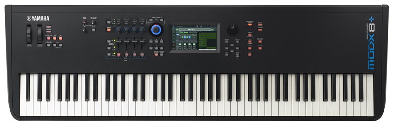 Yamaha MODX8+ Synthesizer Keyboard Front