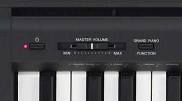 Yamaha P-45 volume