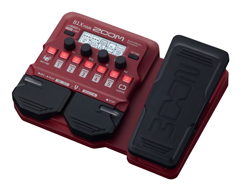 Zoom B1X Four Bass Multi Effects Pedal 