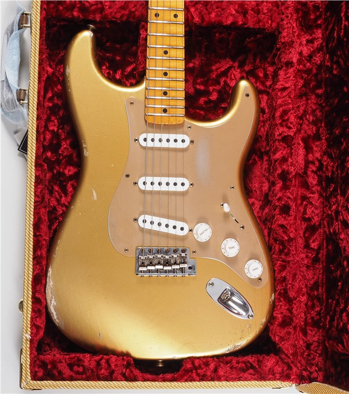 Fender Custom Shop Ltd 55 Dual Mag Strat Relic Aged Gold 1887