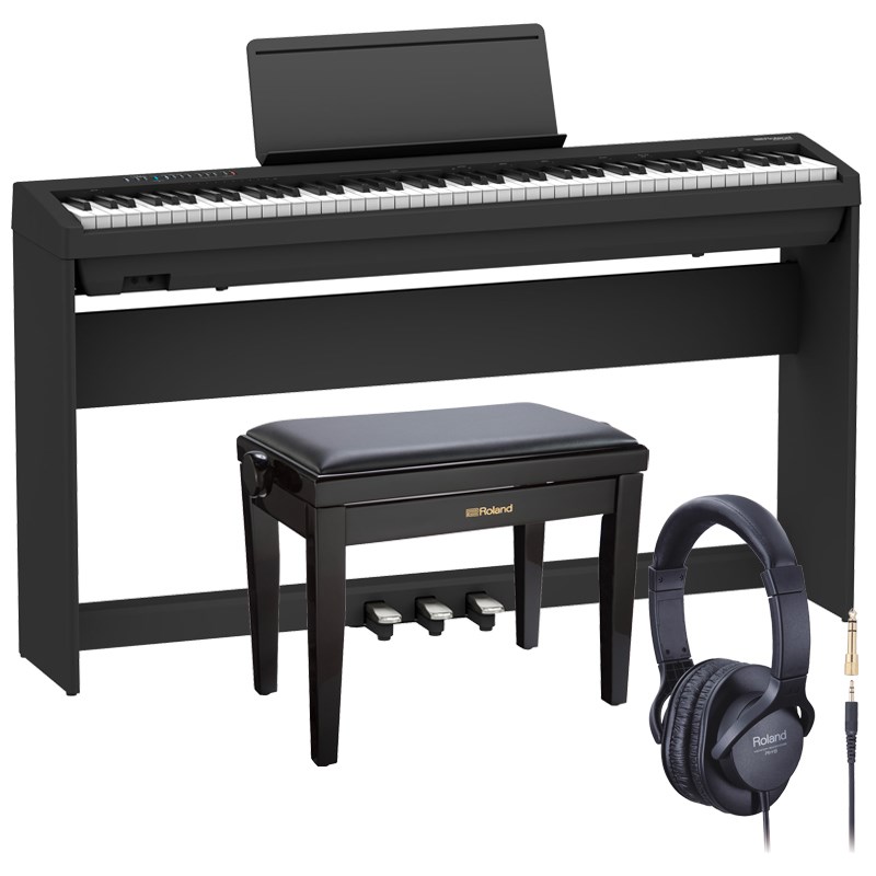 Roland Fp30x Black Digital Piano Home Package