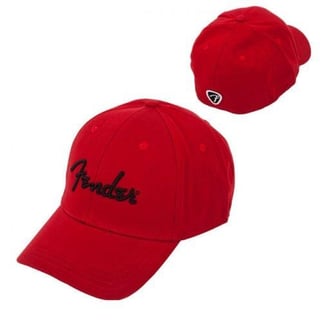 Fender Logo Stretch Cap Red