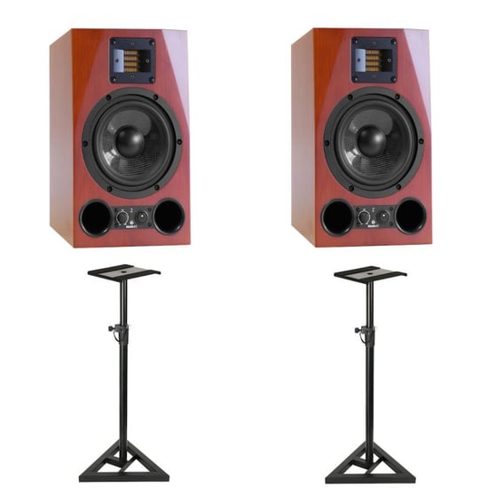 Adam A7X LTD Edition (Cherry) (Pair) With Monitor Stands
