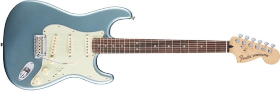 Fender 2016 Deluxe Roadhouse Strat (Mystic Ice Blue, Rosewood)
