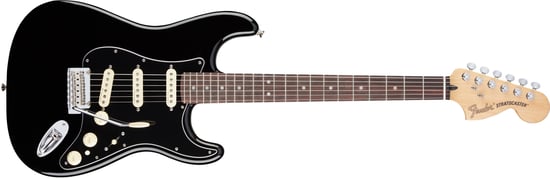 Fender 2016 Deluxe Stratocaster (Black, Rosewood)