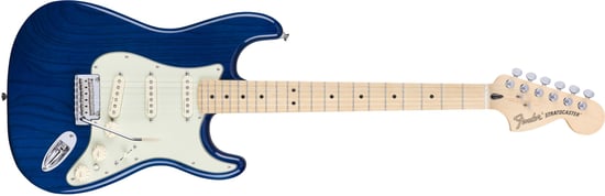 Fender 2016 Deluxe Stratocaster (Sapphire Blue Transparent, Maple)