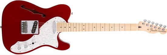 Fender 2016 Deluxe Telecaster Thinline (Candy Apple Red, Maple)