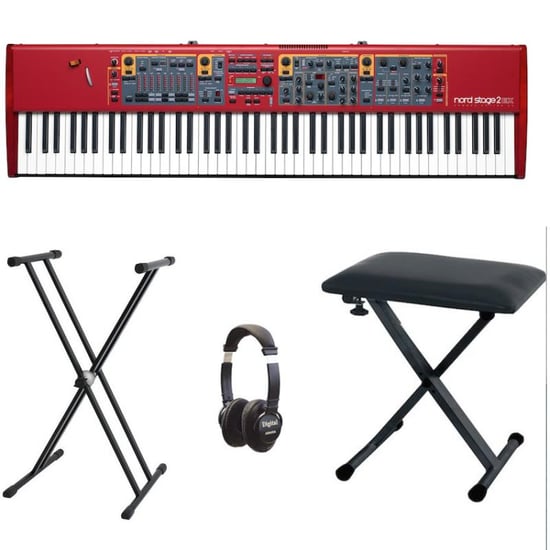 Nord Stage 2 EX 88 Stage Keyboard Bundle With Included Accessories 