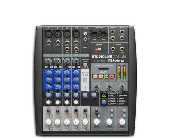 Presonus StudioLive AR8 8 Channel Hybrid Mixer