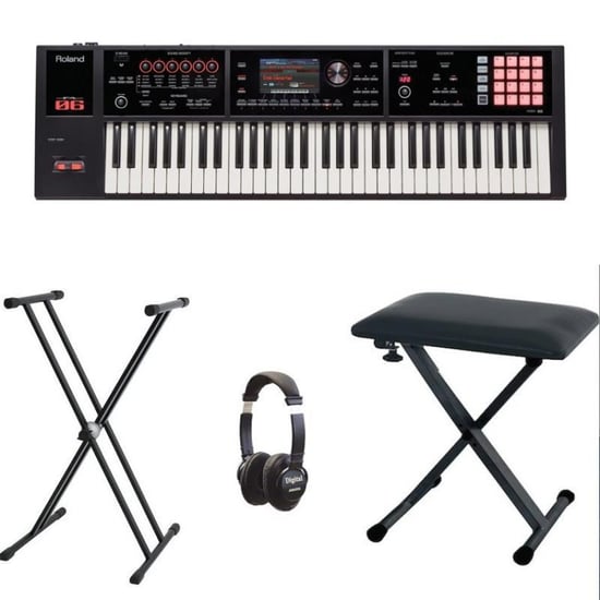 Roland FA-06 Workstation Bundle With Included Accessories