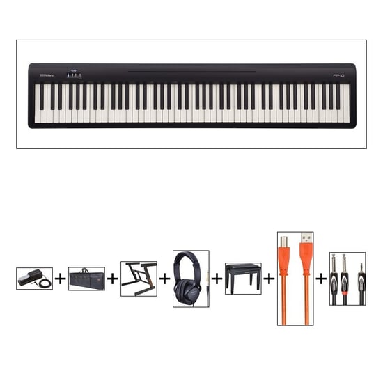 Roland FP-10 Digital Piano Premium Gig Bundle