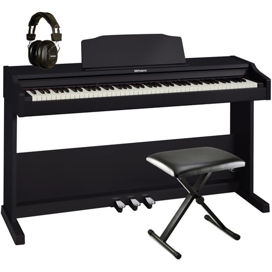 Roland RP102 Digital Piano Bundle, Black