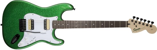 Squier FSR Affinity Series Stratocaster HH (Candy Green Sparkle)