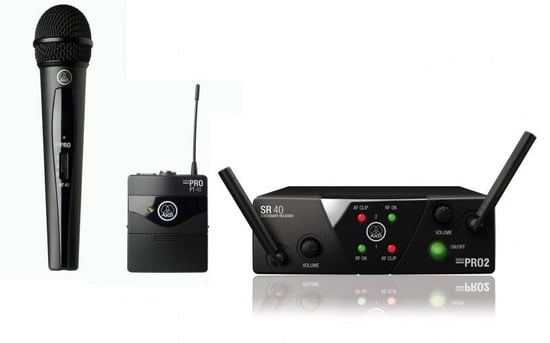 AKG WMS40 MINI 2 Vocal/Instrument Set (ISM2 / ISM3 - 864.375 MHz / 864.850 MHz)